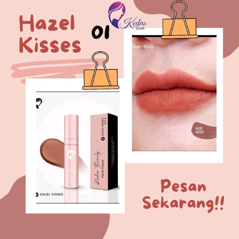 LIP VELVET KEDAS BEAUTY Matte Beludru Pigmentasi Tinggi Ringan Tahan Lama Hidrasi 2