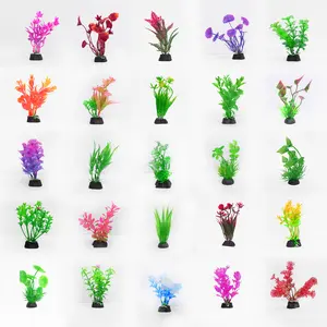 Tanaman Hias Akuarium Plastik Hiasan Artificial Dekorasi Akuarium Aquascape Landscape Multifungsi