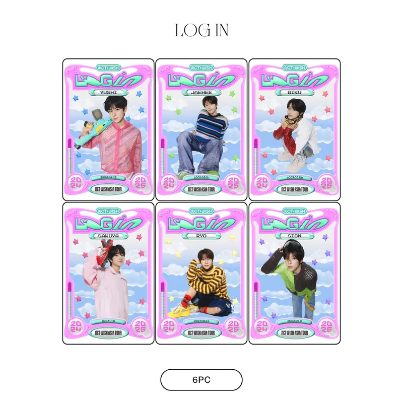 PHOTOCARD NCT WISH POPPOP 7 PCS KPOP UNOFFICIAL SION RIKU YUSHI JAEHEE RYO SAKUYA 8