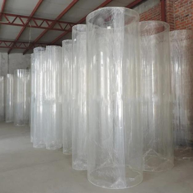 Pipa Akrilik Bening OD 120mm x ID 114mm - Acrylic Pipe