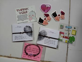 Product Review of Nona Moon | Gelang Couple Infinity (Black-Red) Bracelets | Couple, Love, Soulmate from l**6 2