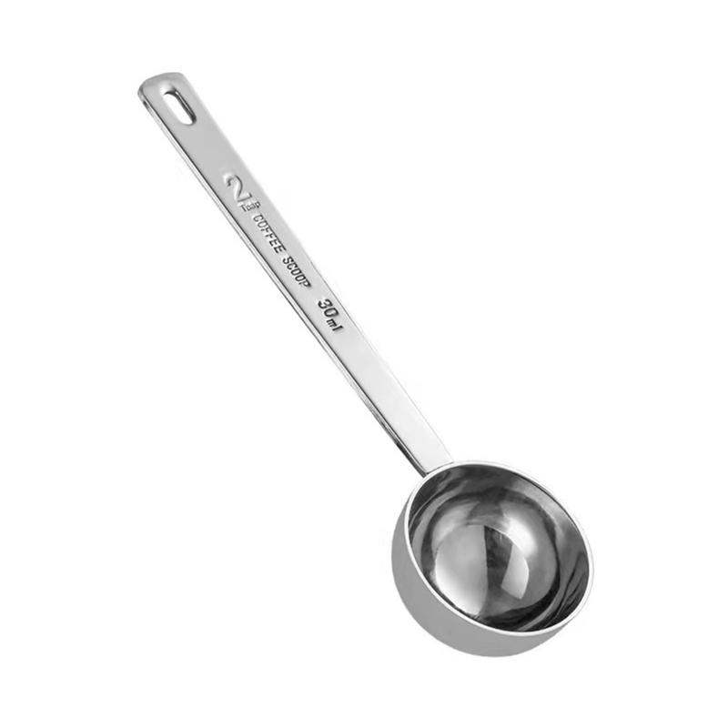Product Introduction of 【BIG SALE】Coffee Scoop，Stainless Steel Coffee Scoop Measuring Tablespoon and Scooper with Long Handles 30
