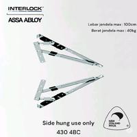 Gambar INTERLOCK ASSA ABLOY Engsel Jendela Casement 430 4BC P1080SH – Friction Stay Side Hung Max 40kg Stainless Steel dari GGEsta Indonesia Kota Administrasi Jakarta Barat 1 Tokopedia