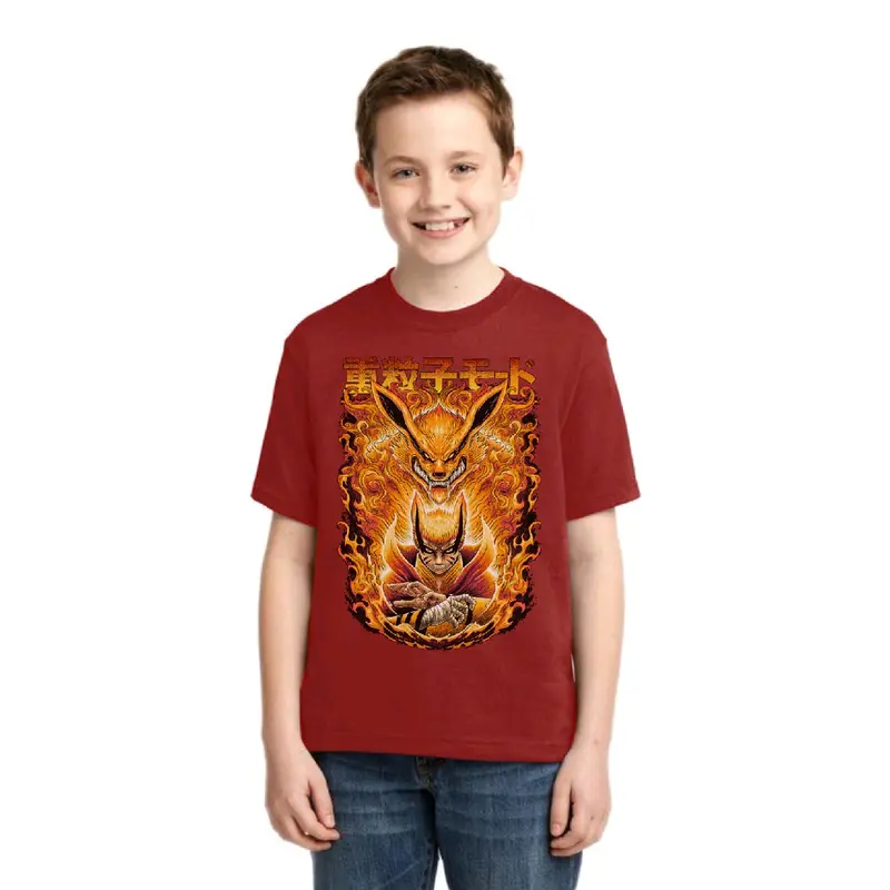 kaos anak 1-12 tahun karakter anime Naruto-Baryon mode 1 bahan lembut katun combed 28s Distro Baju Fashion Sd 5