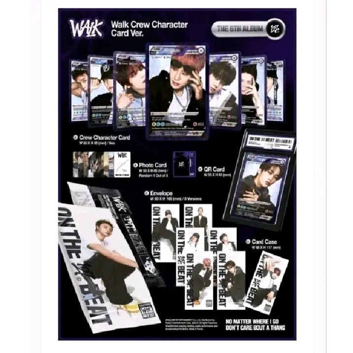 Album Walk Crew Card NCT 127 Sealed/Unsealed
