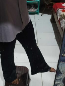Product Review of Flare Pants Highwaist Celana Kulot Cutbray Bahan Scuba Tebal Premium celana cutbray wanita from i** ** e**7 0