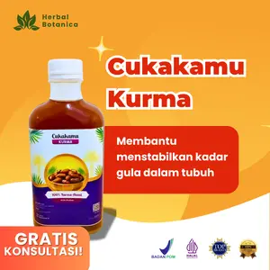 Cuka Kurma Terlaris 2025 – CUKAKAMU 300ml - Fermentasi Alami, Mother Vinegar, Bantu Seimbangkan Gula dalam Tubuh