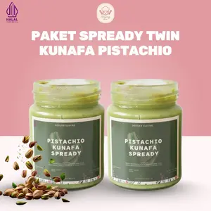 (Isi 2) Spread / Selai Pistachio Kunafa dengan Kacang Pistachio - Yayang Deessert