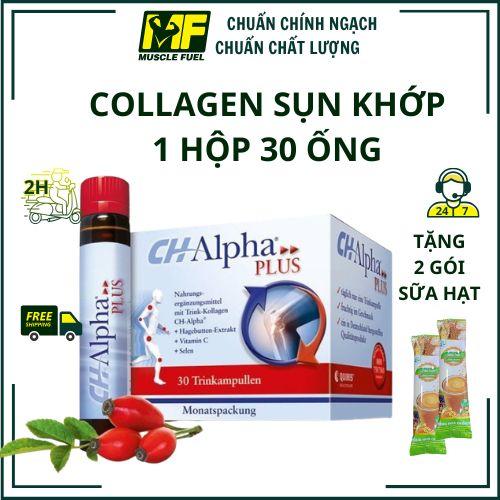 [QUÀ] Collagen nước Quiris CH Alpha Plus – Hỗ trợ bổ sung dưỡng chất cho sụn khớp (dạng ống uống)- 30 ống