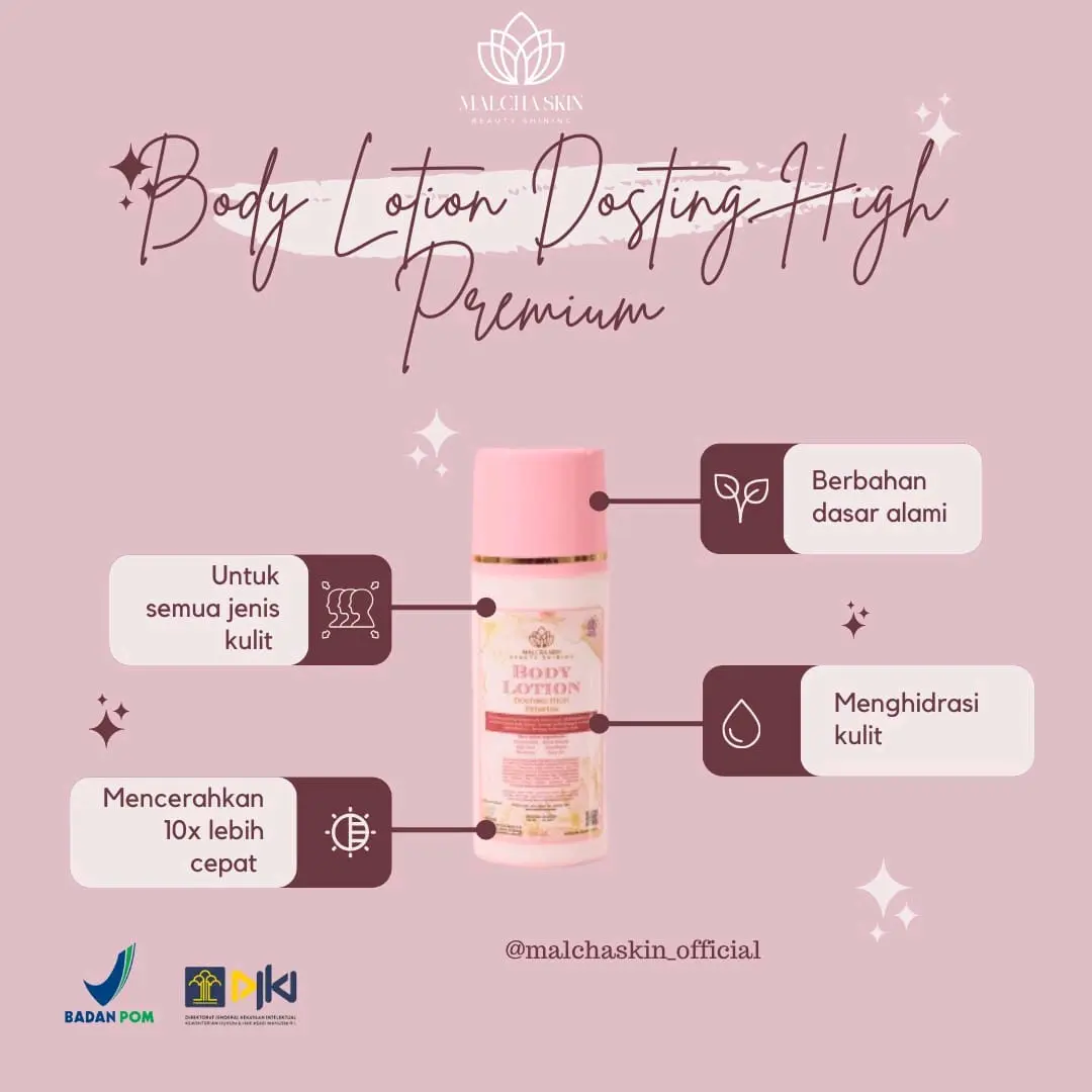Lotion malchaskin pencerah kulit kusam Pemutihan
