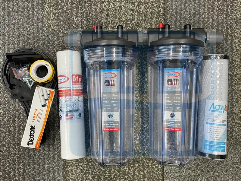 Paket Filter "AIRKU II" -Sedimen + CTO 10" 2