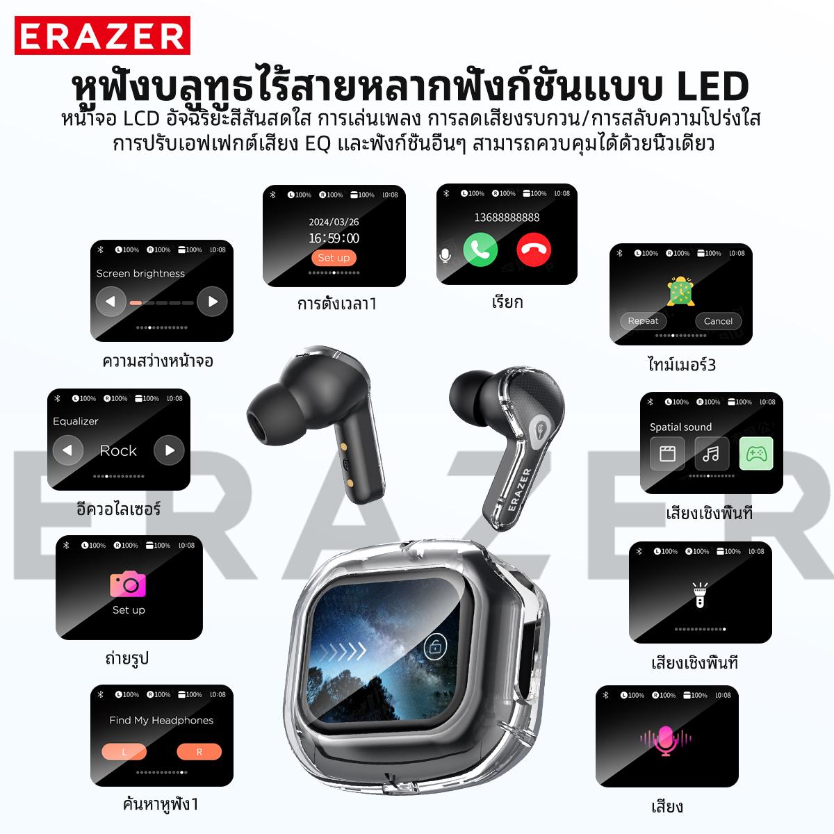 หูฟังบลูทูธ ไอดีซี XP16 AI TWS รุ่นใหม่ ไร้สาย 5.3 เสียงสเตอริโอ พร้อมเสียงเบสทุ้มลึก ทนทาน ระบบควบค