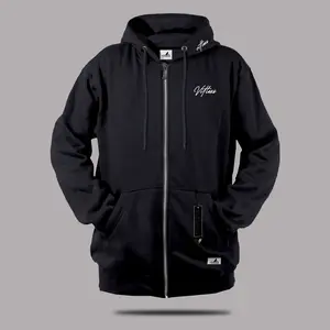 Vitlexs Jaket Hoodie Pria Wanita Ritsleting Bahan Fleece Tebal Original Local Brand Zipper Hoodie Jaket Hodi Ritsleting Sweater Ritsleting Distro Unisex
