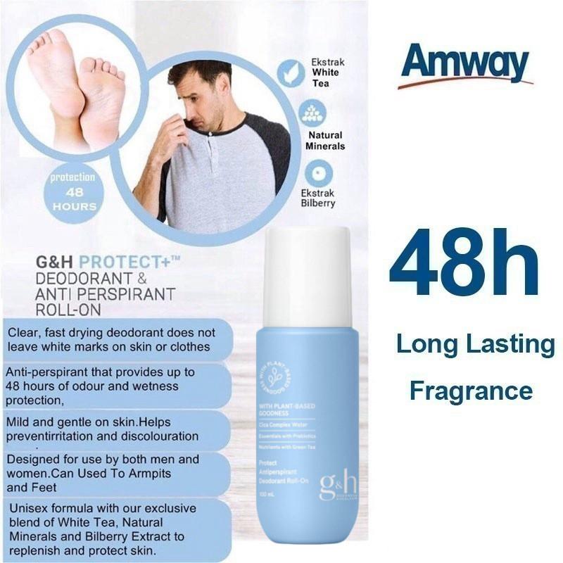 【cod】  Amway G&H Protect Deodorant Antiperspirant Roll-On 100ML Original   PDGKP
