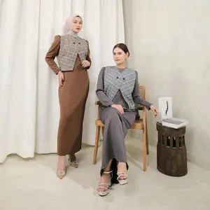 Daisy dress yumia gamis korean style gamis vest gamis lebaran gamis kekinian