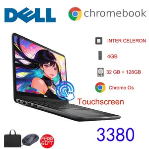 [Pre-owned] Laptop DELL Chromebook 3380 Touchscreen Intel Celeron Ram 4G SSD 32/128GB bekas Mulus Siap Pakai  Garansi Siap Pakai  Cocok Kerja & Belajar Stok Terbatas Laptop Bisnis Lancar Zoom & Office  Siap Sekolah  Garansi Laptop Murah untuk Pelajar
