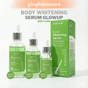 GLUGHAVA Body Serum Bibit Biang Whitening Body Serum Glowup 10%Niacinamide 3%Tranexamic Acid- Serum Ijo Pemutih Badan