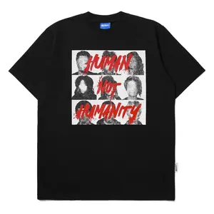 [HOT] Insurgent Club - Heavyweight Tshirt Kaos Human Not Humanity Black Short Sleeved Pendek Lengan