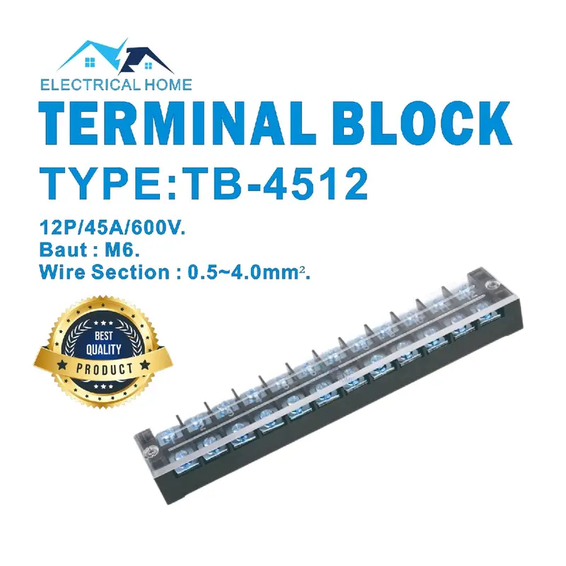 TERMINAL BLOCK TB 4512 (45A 12Pole) 0