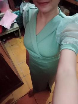 Product Review of Joanne Fashion - Dress Panjang Wanita Mewah Casual Formal Kekinian Korean Style Bahan Scuba Lembut Premium Terbaru (2712) from A**A O**P 0