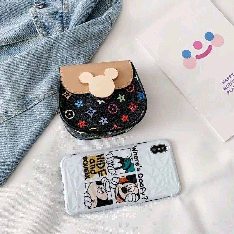 Tas selempang anak lucu imut bahan sintesis 4