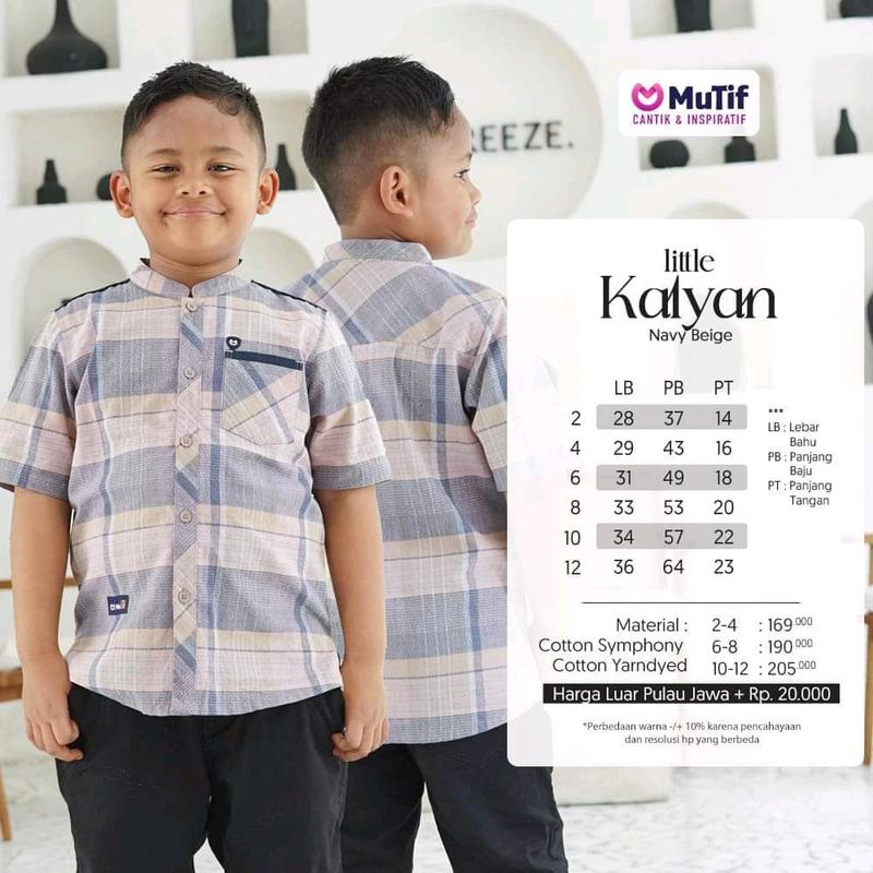 Gamis Anak ZUNAIRA dan Koko Anak KALYAN by Mutif Original // Baju Muslim Anak 3