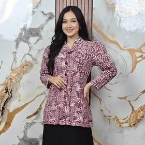 Runa Blouse Batik Premium Motif Elegan Bahan Batik Premium BY TJANTIK.ID