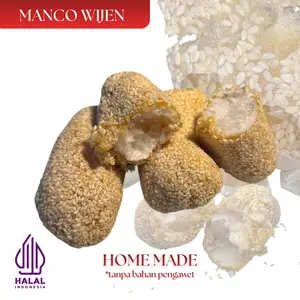 COD Bola Wijen / Manco Rasa Kacang buatan tangan homemade tanpa pengawet 250gr / 500gr / 1000gr cocok untuk cemilan lebaran, pesta, snack cinema manco viral