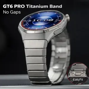 Titanium Metal Strap For Huawei Watch GT6 Pro Quick Release Quick Fit No gaps