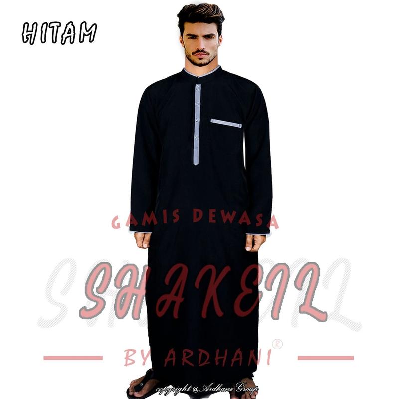 Diskon Baju Jubah Pria /Gamis Pria Dewasa Shakeil By Ardhani Lev-01 1