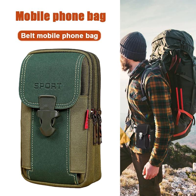 Product Introduction of Multi functional waist belt phone case, men's, large smartphone bag, waist bag, phone case tool holder, men's waist bag, phone waist bag and phone case 14