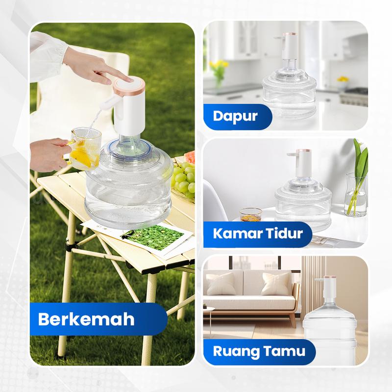Product Introduction of (COD)Bravhom Pompa Galon Electric Dapat Dilipat USB Dispenser Portable Galon Air Elektrik 50