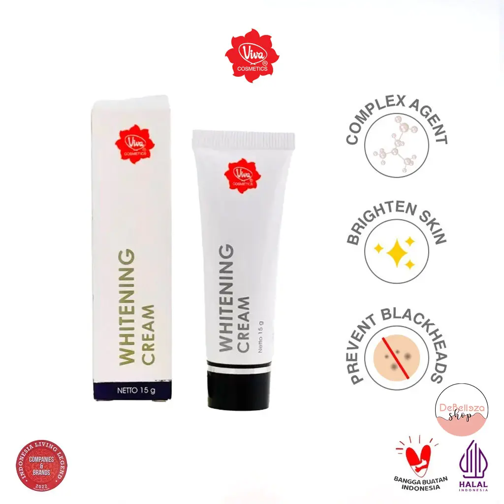 Viva Whitening Cream 15gr - Facial Brightening Cream