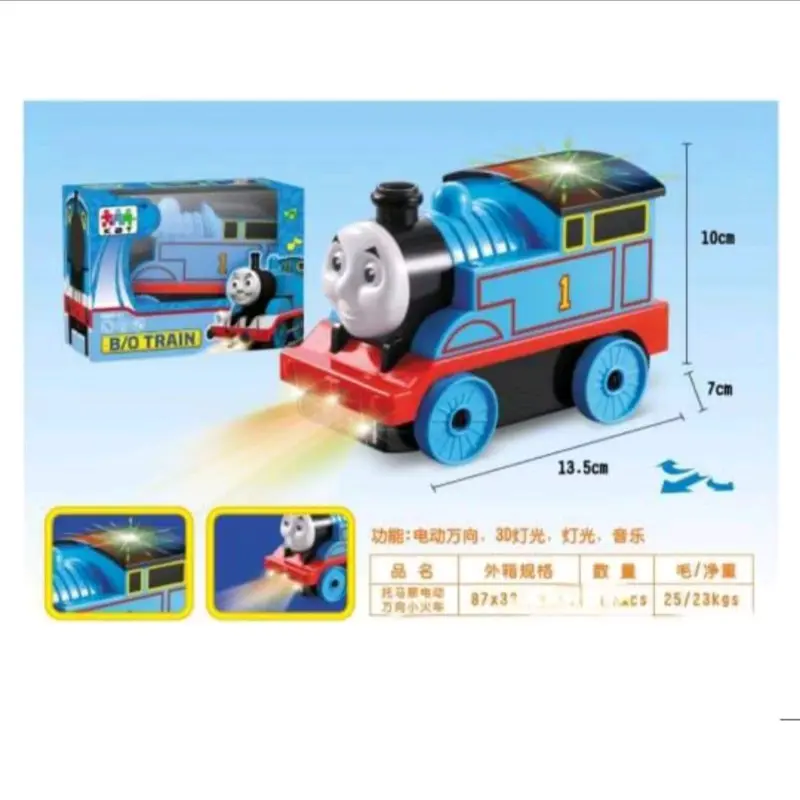 Mainan Kereta Thomas dengan Lampu dan Musik, Ukuran AA 3 Baterai - Control, Remote kereta api anak anak 1