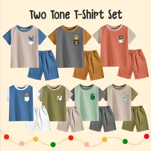 GOKIL Oneset Twotone Anak Lengan Pendek Motif Karakter Animasi