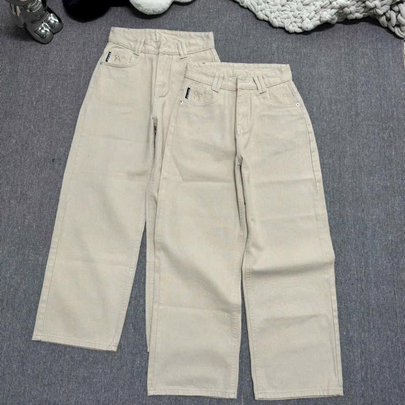 Quần jeans xuông nấm dài 93cm (1m45-1m55)chất jeans mềm không dãn 3