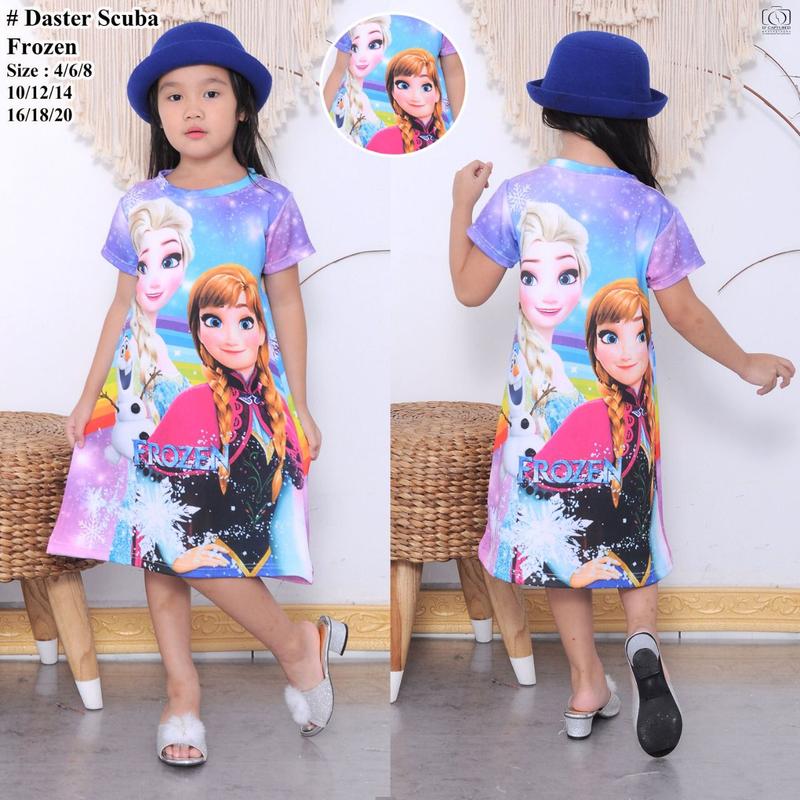 DASTER ANAK FROZEN BIRU 0