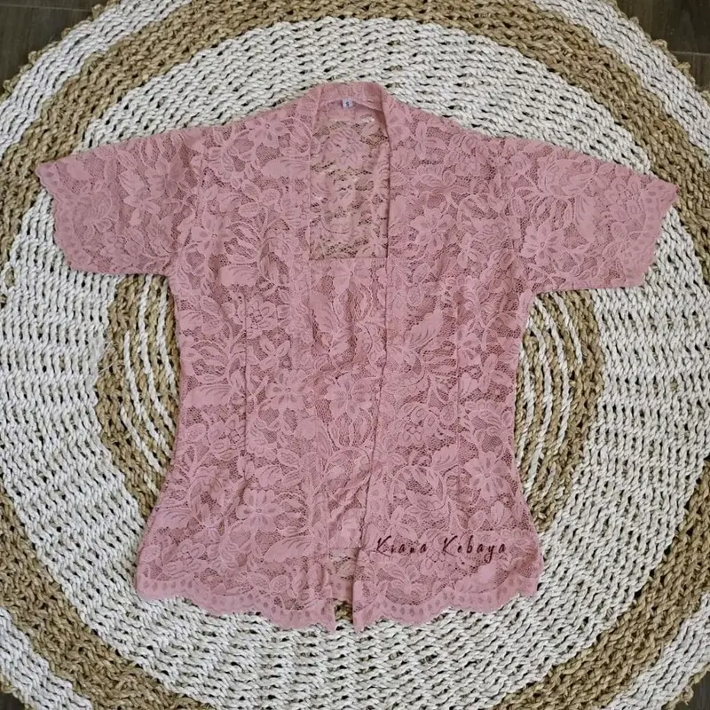 kebaya anak lengan pendek umur 4-8 bahan burkat halus nyaman di pakai Fashion 7