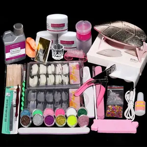 Acrylic Powder Kit Acrylic Nail Kit Set With Nail Lamp Acrylic Nail