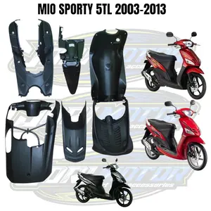 BISA ECERAN PAKETAN BODY KASAR Yamaha Mio Sporty Mio Lama Tahun 2003-2013 Paru Dek Lumpur,Dek Kolong,Dek Pijakan Injakan Injekan,Reksil Legsil Leghsield Dek Kunci,Spakbor Belakang,Batok Belakang,Tutup Mesin Motor Motorcycle