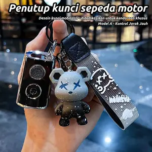 1SET Sarung Remote Silikon/TPU  Nmax/Aerox/Fazzio/Lexi/Filano/Xmax, Pelindung Keyless untuk Remote Anda, Desain Ringkas dan Tahan Lama, Memastikan Keamanan dan Perlindungan Remote dari Kerusakan dan Aus Setiap Hari