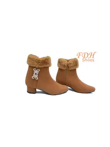 Sepatu Boots Anak Perempuan 3 cm BL Kupu-Kupu SD