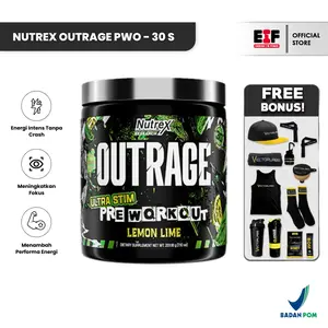 NUTREX OUTRAGE 30 SERVING - HIGH STIM PREWORKOUT