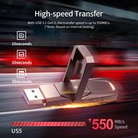 Gambar Netac OTG Flashdisk US5 USB 3.2+Type-C Solid State Flash Drive 128GB Dual Flash Disk up to 550MB/500MB/s dari Netac Indonesia OS Kota Bekasi 3 Tokopedia