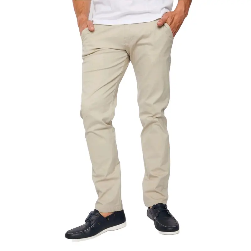 celana chino panjang pria kualitas distro nyaman elastis dan tebal Slim-fitting Formal Keren 4