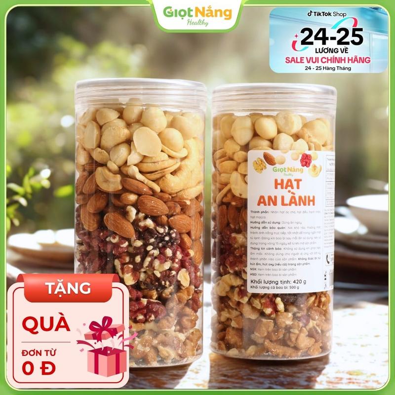 Hạt An Lành Mix Tổng Hợp 5 Loại Hạt từ Nông Sản Giọt Nắng