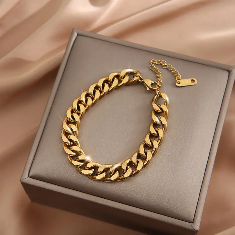 Gelang Titanium Polos Anti Karat untuk Pria dan Wanita - Bracelets 2