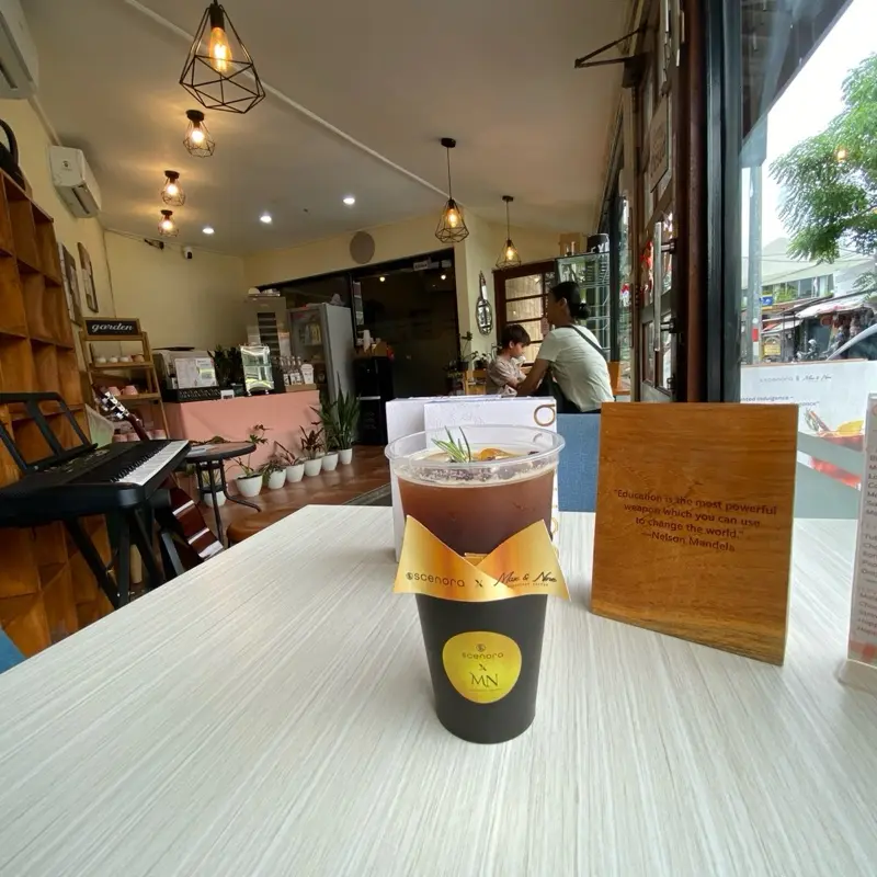 Black Orange Diamond Coffee by SCENORA x Max&Nine - Black Americano with Expat Coffee 1