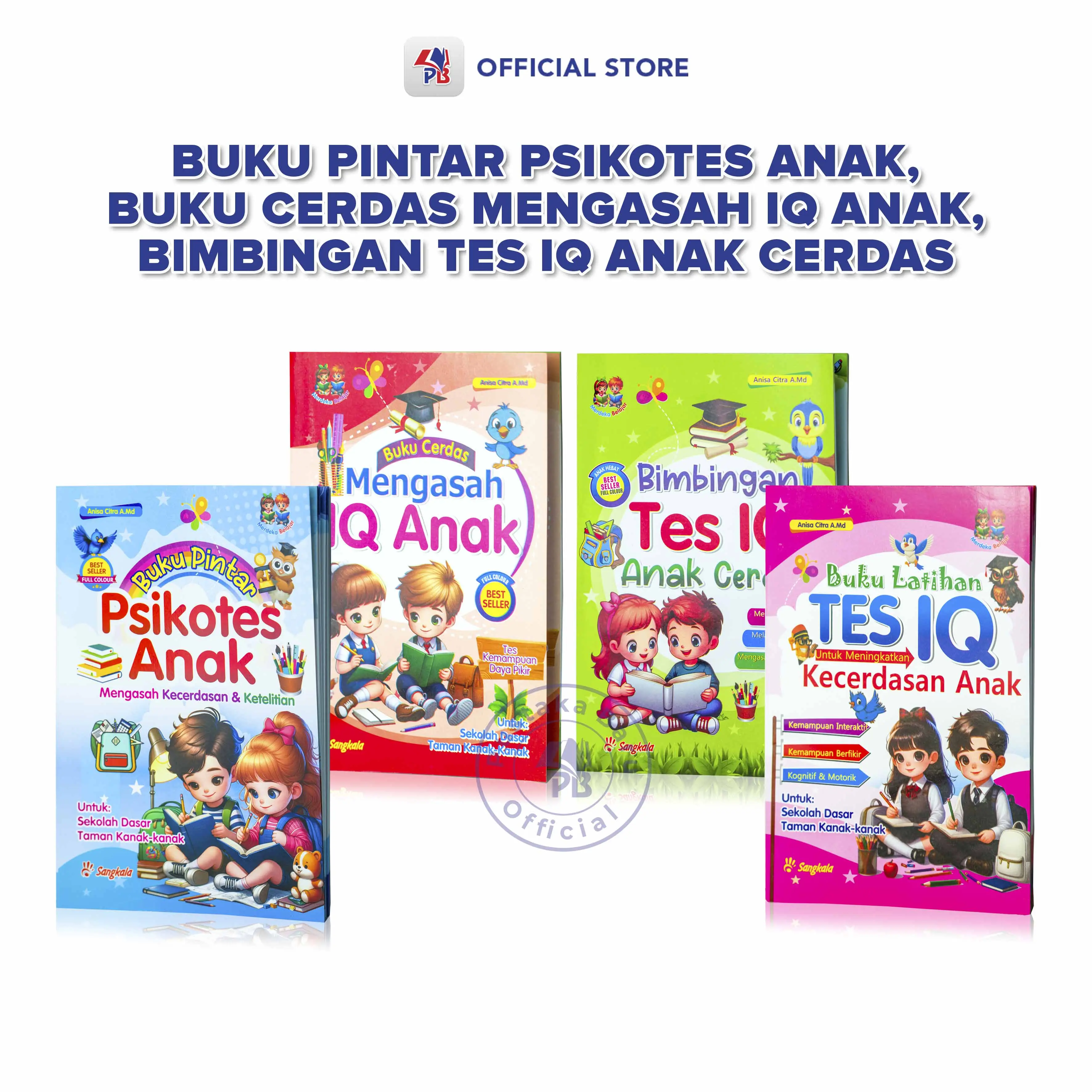 Buku Belajar Anak / Bimbingan Tes Iq Anak Cerdas / Cerdas Mengasah IQ Anak / Latihan Tes IQ Kecerdasan Anak / Pintar Psikotes Anak / Sangkala / Nawasena  Nawasena - SKL