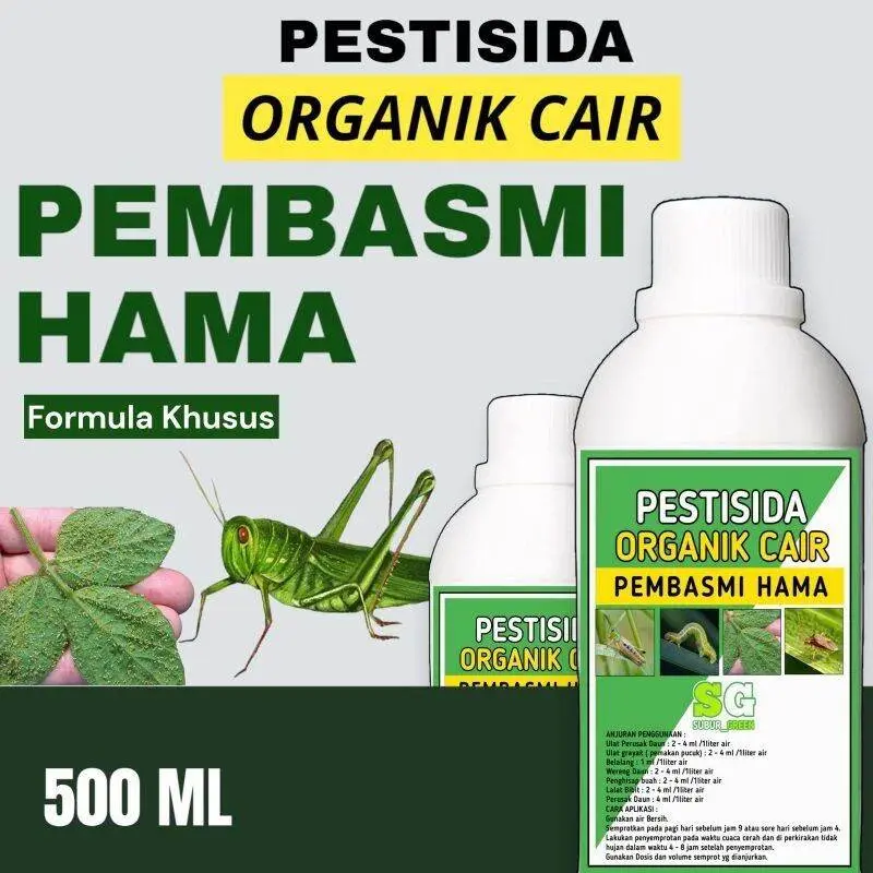 Pestisida Organik Cair Subur Green 500 ml - Pembasmi dan Pengendalian Hama Tanaman